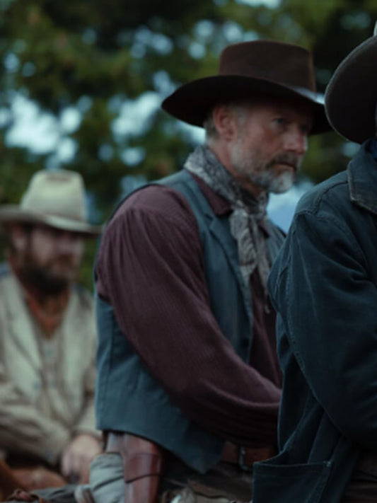 1923 2022 John Dutton Black Cotton Vest