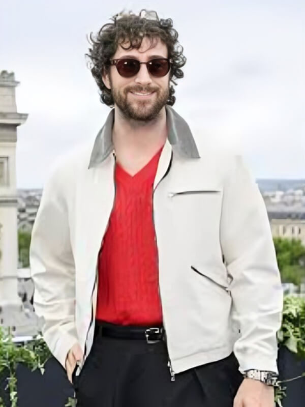 28 Year Later Aaron Taylor Jhonson White Cotton Jacket