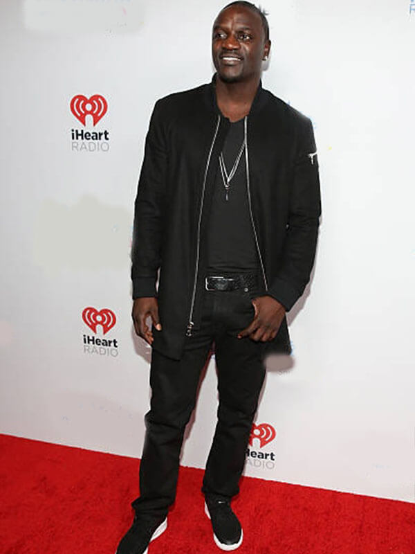 Akon iHeart Radio Fiesta Black Cotton Jacket