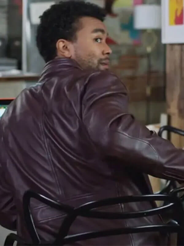 Alexander Nunez True Justice Family Ties Brown Leather Jacket