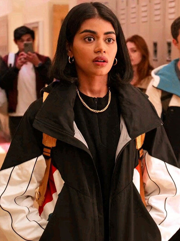 Aneesa Never Have I Ever Season 03 Black Track Jacket