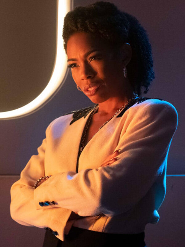 Angela Lewis Snowfall 2017 White Cotton Jacket
