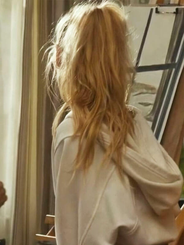 Aynsly Norris Landman 2025 White Crop Hoodie