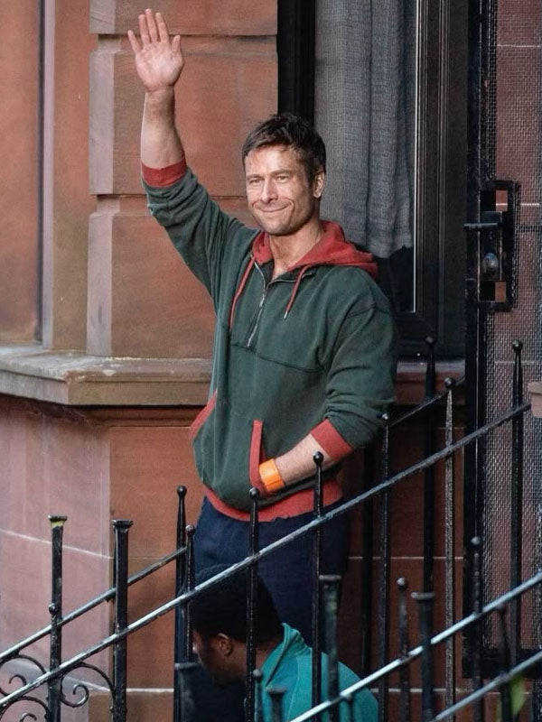 Ben Richards The Running Man Blue Hoodie Jacket.