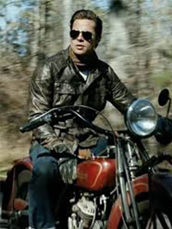 Benjamin Button Black Waxed Leather Jacket