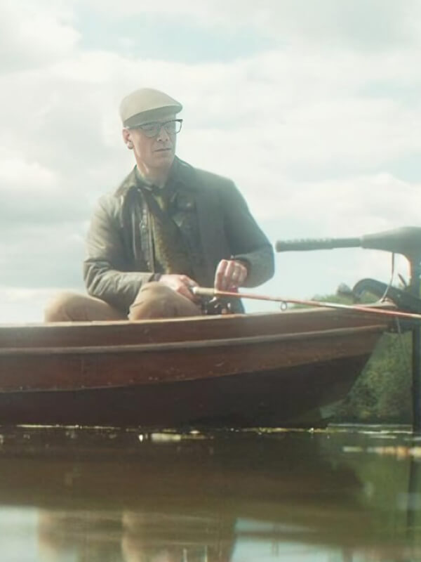 Black Bag 2025 Michael Fassbender Wool Green Jacket