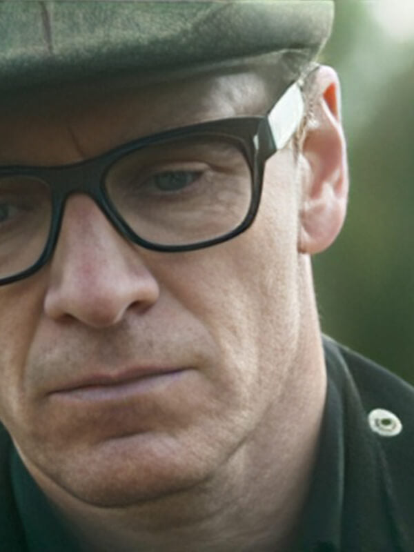 Black Bag 2025 Michael Fassbender Wool Green Jacket