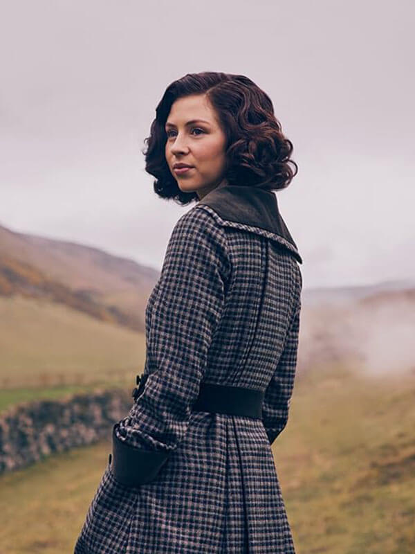 Blue Morriston Outlander Blood of my Blood Blue Chequred Coat.