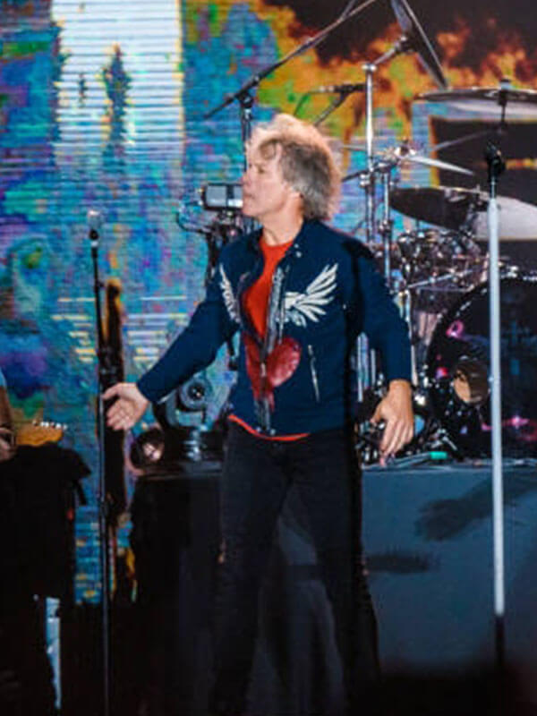 Bon Jovi Rock In Rio Bluc Cotton Jacket