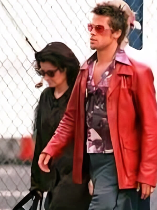 Brad Pitt The Fight Club Leather Jacket