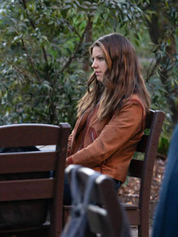 Bree Tell Me Lies Season 02 Brown Suede Leather Jacket
