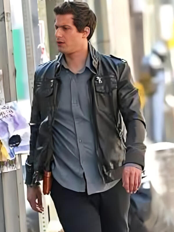 Brooklyn Nine-Nine 2013 Andy Samberg Black Leather jacket