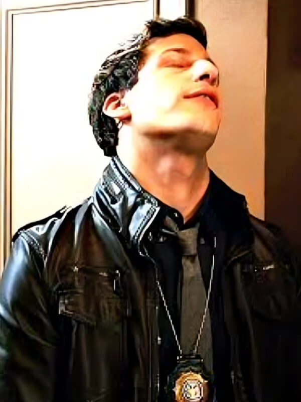 Brooklyn Nine-Nine 2013 Andy Samberg Black Leather jacket