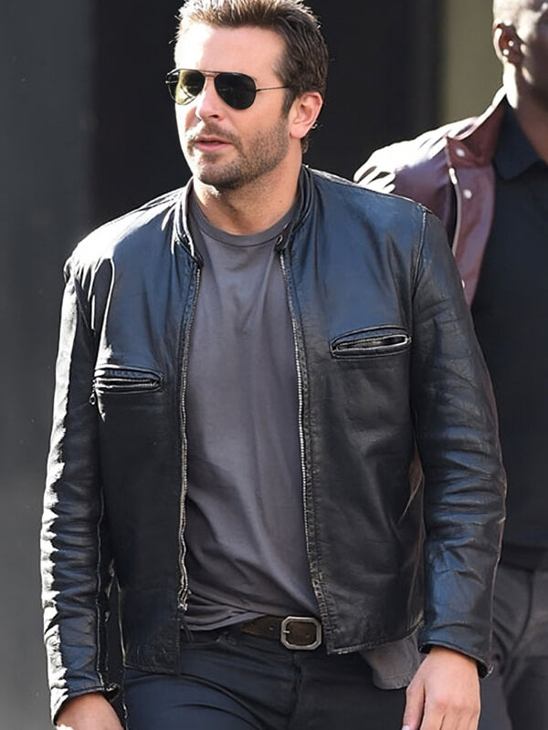 Burnt 2015 Bradley Cooper Black Leather Jacket