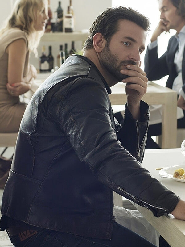 Burnt 2015 Bradley Cooper Black Leather Jacket