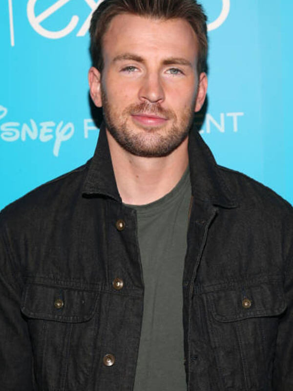 Chris Evans Disney D23 Expo Black Cotton Jacket