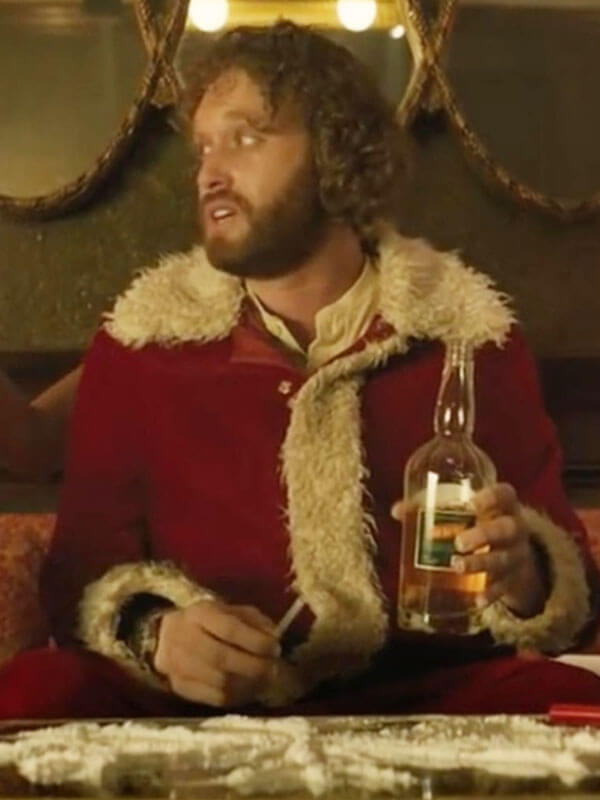 Clay Vanstone Office Christmas Party Santa Costume Coat