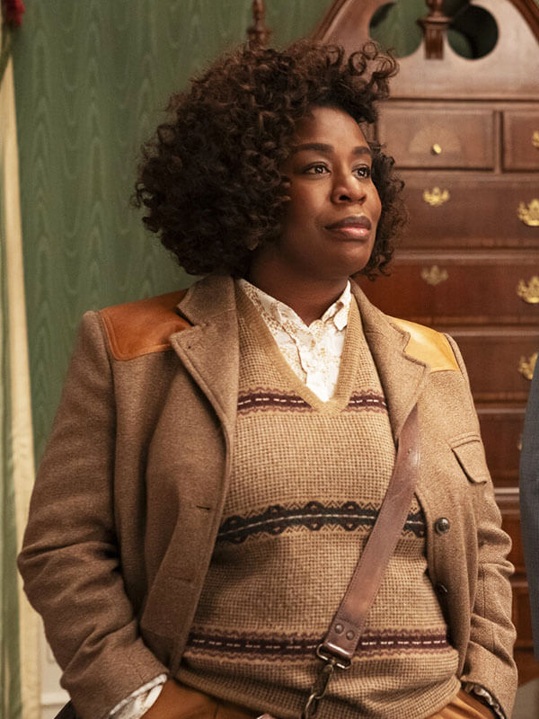 Cordelia Cupp The Residence Season 01 Brown Wool Blazer