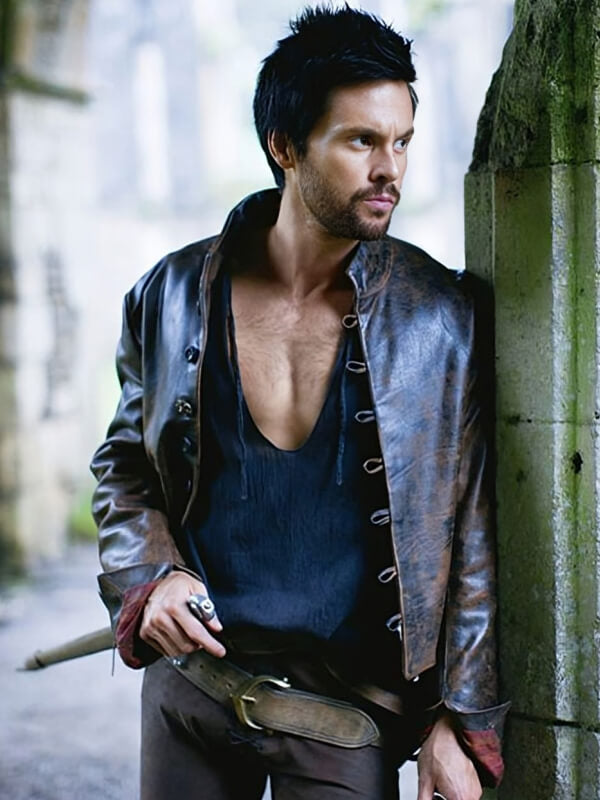 Da Vinci's Demons Season 2 Tom Riley Brown Leather jacket