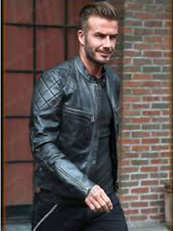 David Black Quilted Leather Jacket