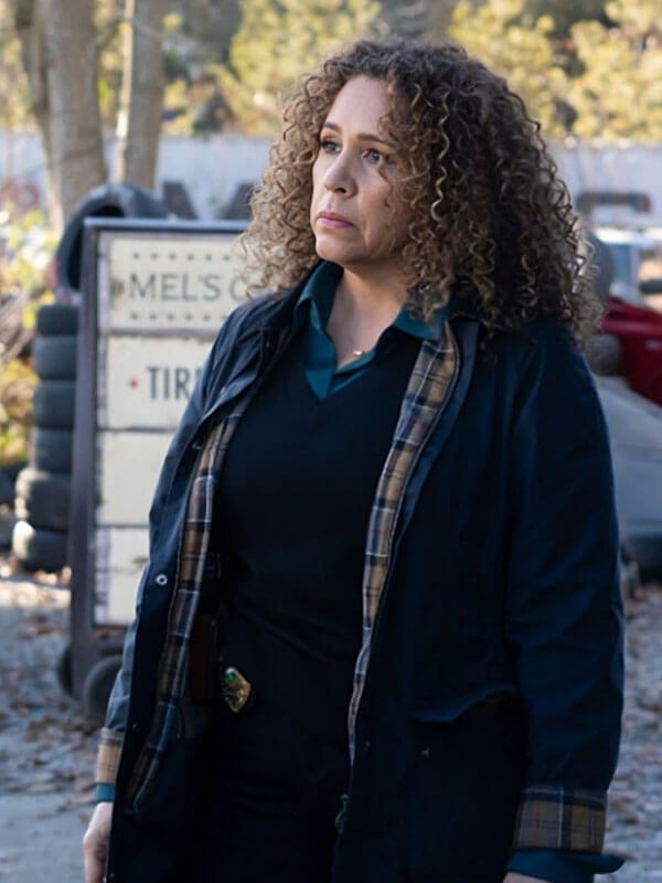 Detective Helen Brock Tracker 2024 Cotton Black Jacket