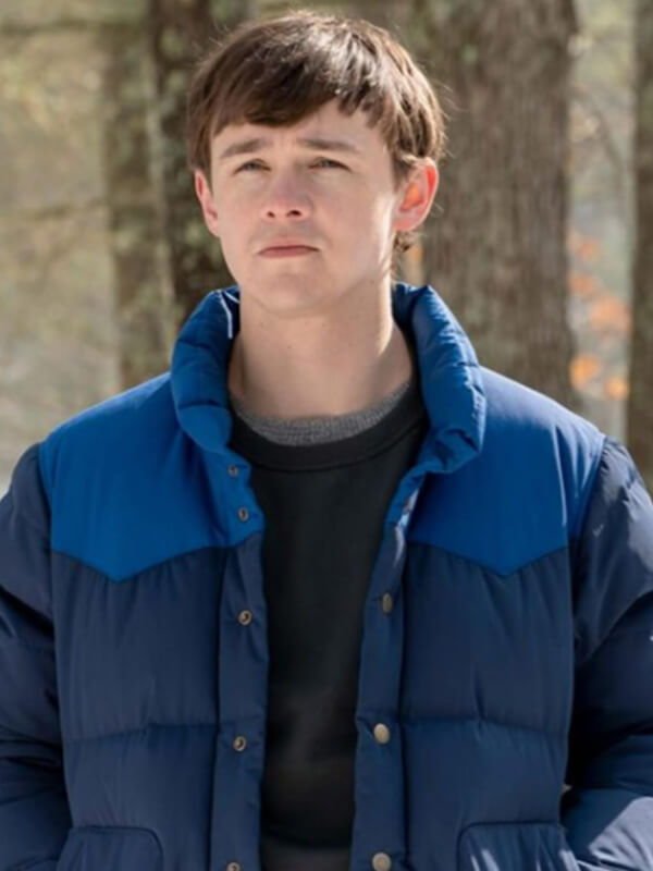Dexter New Blood S1 2021 Harrison Morgan Blue Puffer Jacket