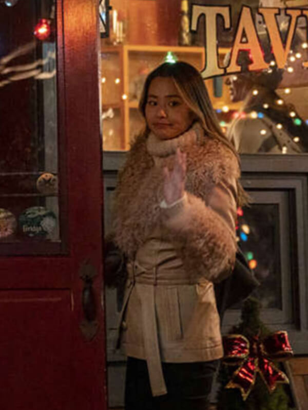 Dexter New Blood S1 2021 Molly Park Beige Fur Jacket