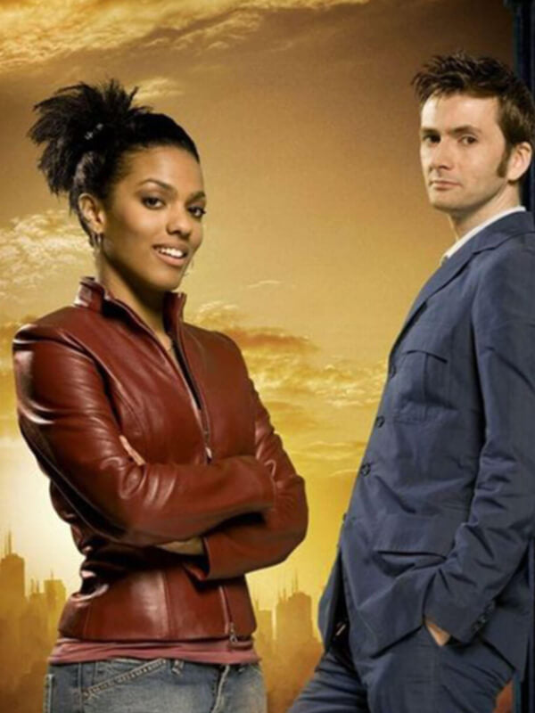 Doctor Who Freema Agyeman Brown Leather Jacket