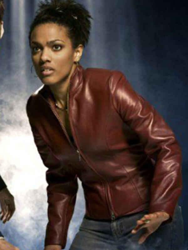 Doctor Who Freema Agyeman Brown Leather Jacket