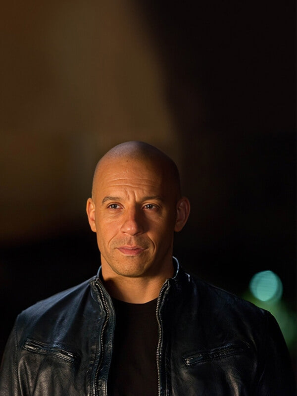 Fast And Furious 6 Vin Diesel Black Leather Jacket