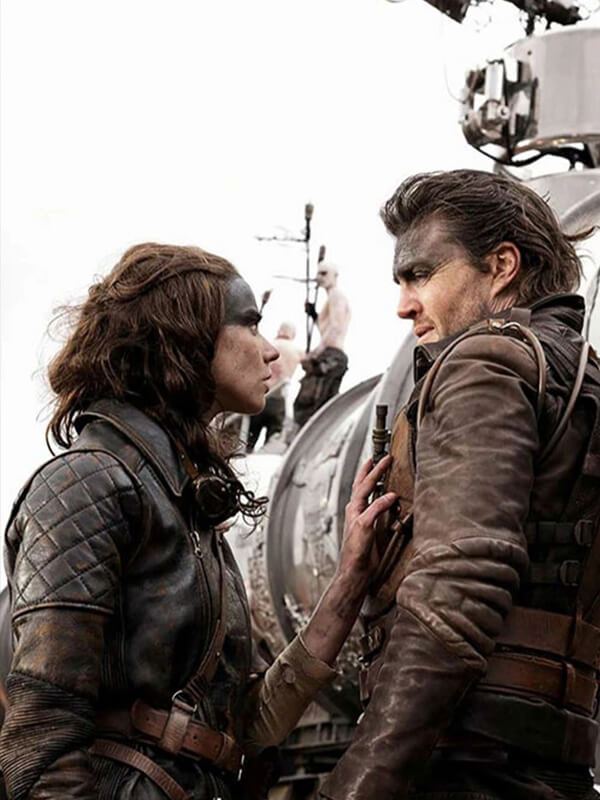 Furiosa A Mad Max Saga 2024 Anya Taylor Joy Darknight Brown Leather Jacket