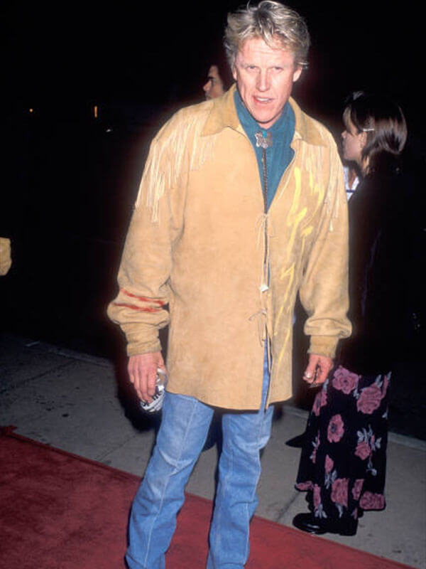Gary Bussey Dumb and Dumber Premier Brown Fringe Jacket.