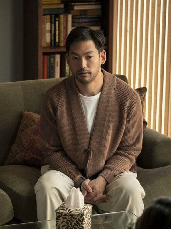 George Nakai Beef Season 01 Brown Corduroy Cardigan Jacket