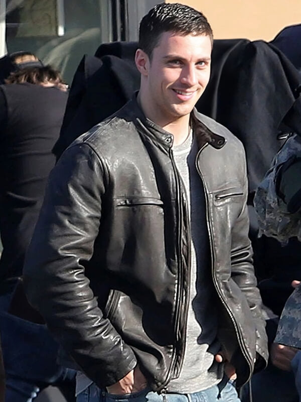 Godzilla 2014 Aaron Taylor Johnson Black Leather Jacket