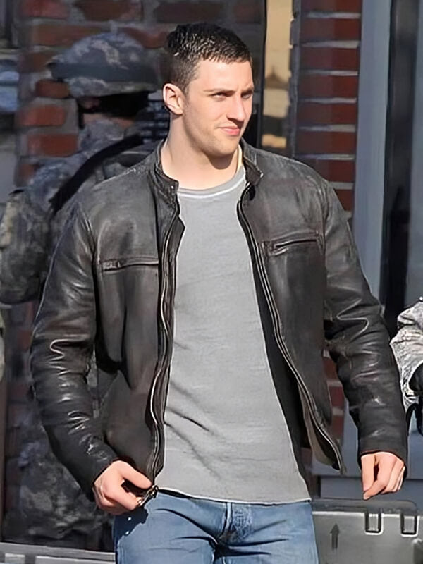 Godzilla 2014 Aaron Taylor Johnson Black Leather Jacket