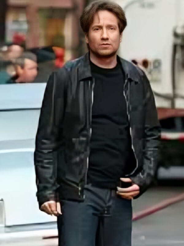 Hanky Mood Season 7 Californication Leather Jacket