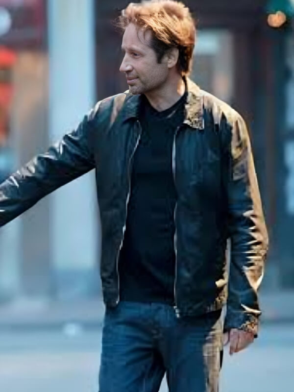 Hanky Mood Season 7 Californication Leather Jacket