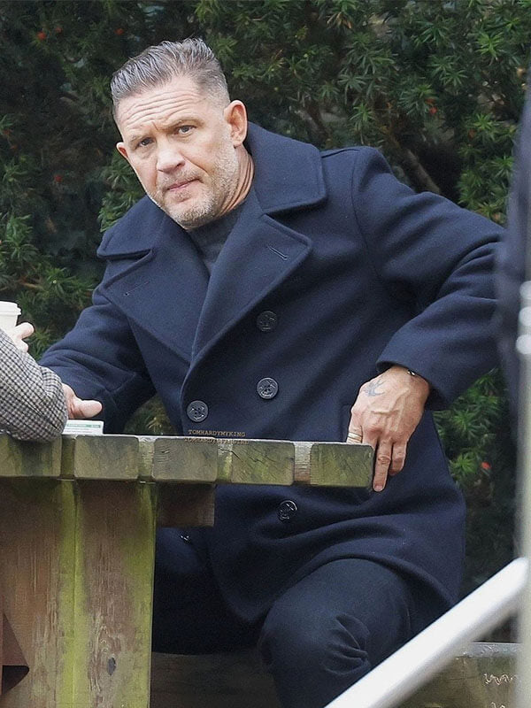 Harry Da Souza Mobland Season 01 Blue Wool Coat