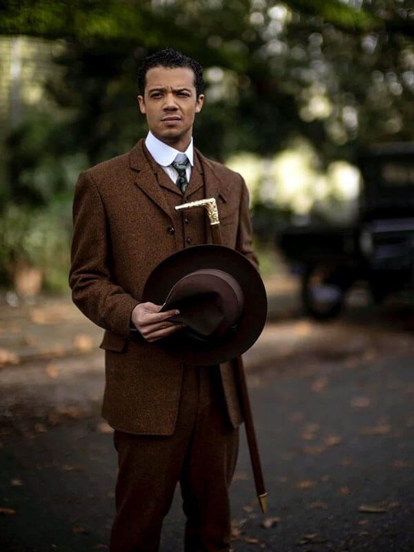 Jacob Anderson Interview With The Vampire Season 01 Brown Tweed Blazer