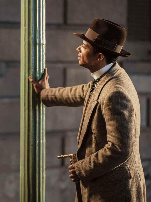 Jacob Anderson Interview With The Vampire Season 01 Brown Wool Coat