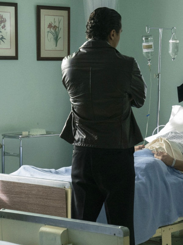 Jake Cannavale The Offer 2022 Brown Leather Jacket