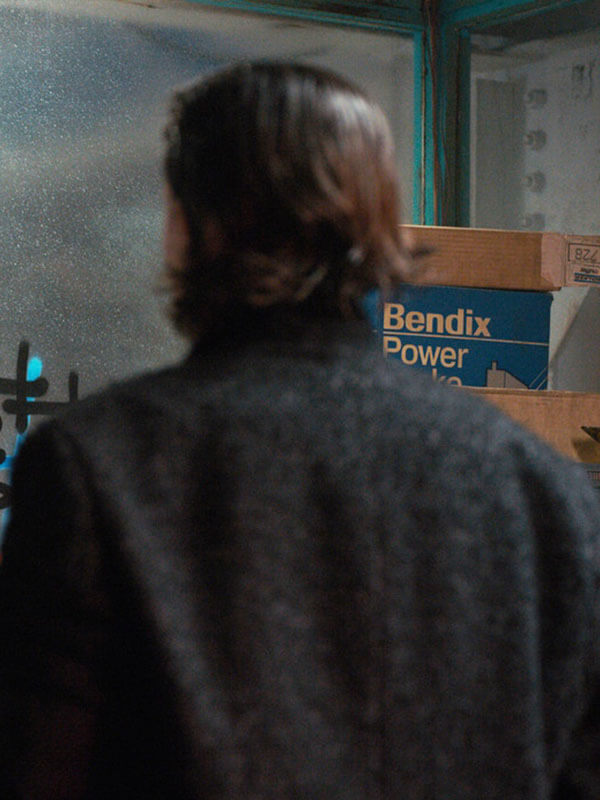 Jane Hopper Stranger Things Season 02 Black Wool Coat