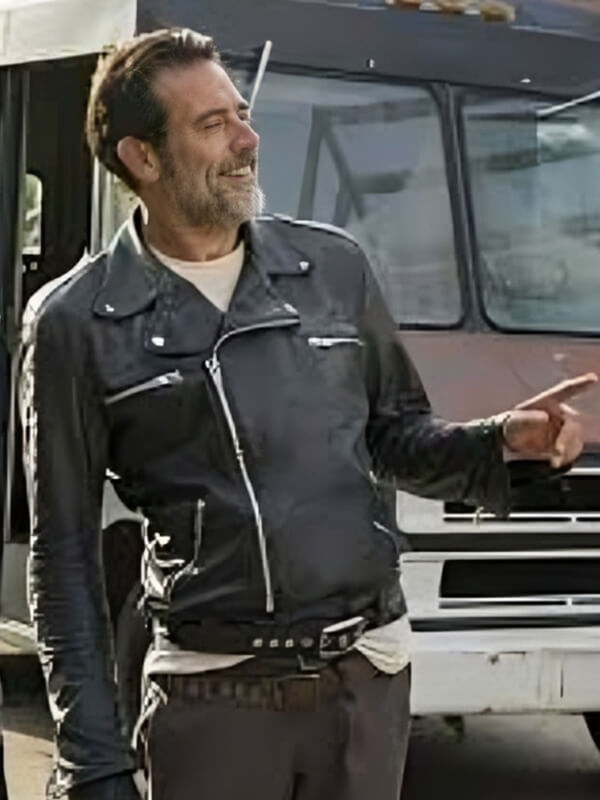Jeffrey Dean Morgan The Walking Dead Season 7 Leather Jacket