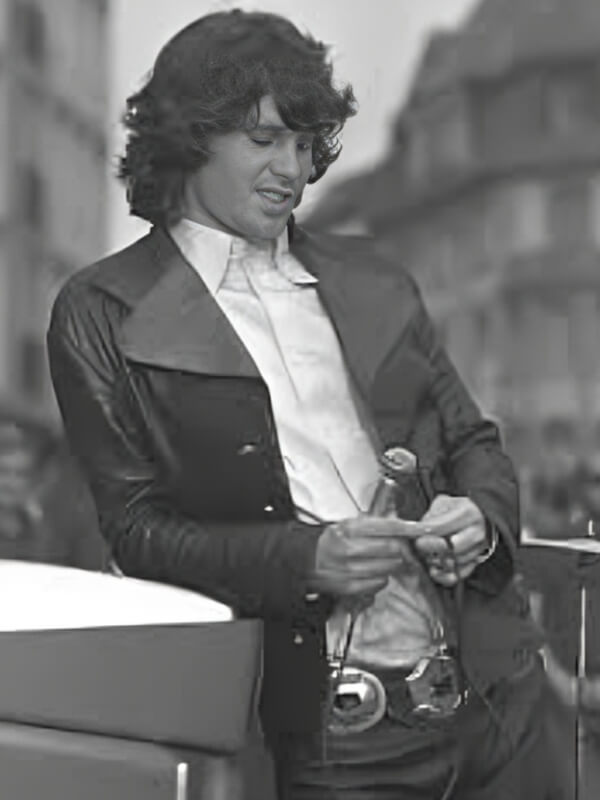 Jim Morrison black Leather Jacket