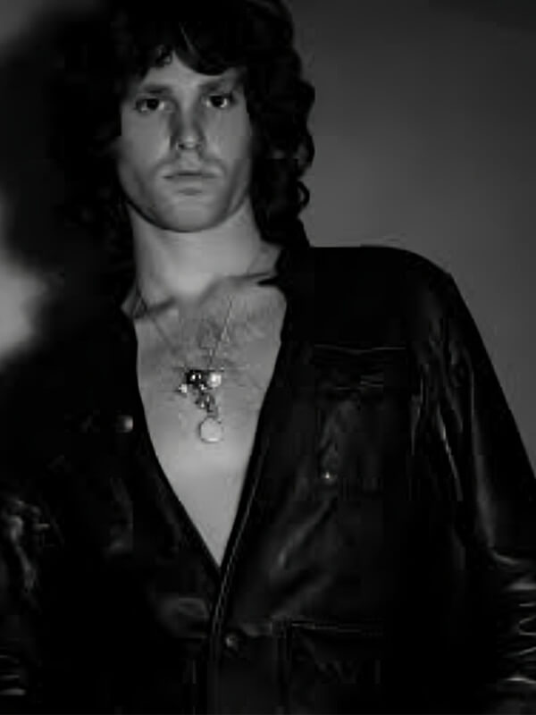 Jim Morrison Black Leather Jacket