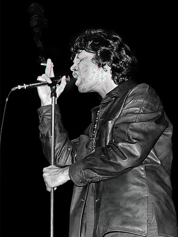 Jim Morrison Classic Black Leather Jacket