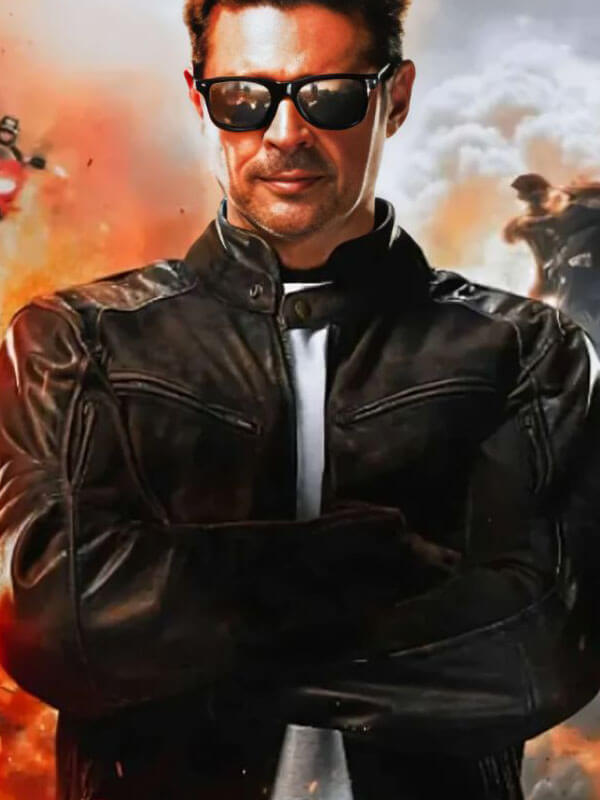 Karl Urban Mortal Kombat 2 2025 Johnny Cage Leather Jacket