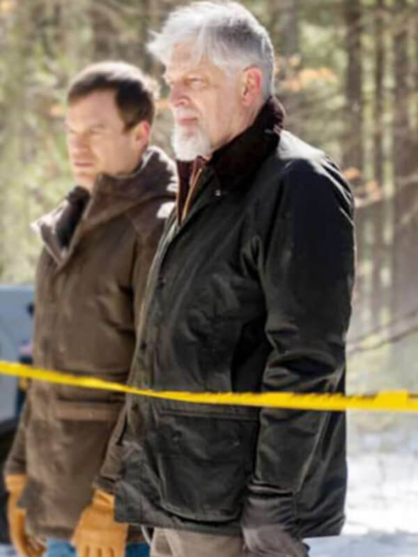 Kurt Caldwell Dexter New Blood S1 2021 Black Cotton Jacket