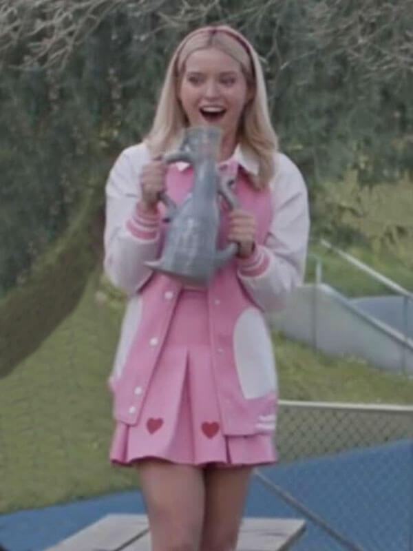 Lexi Minetree Elle Season 01 Pink Varsity Jacket