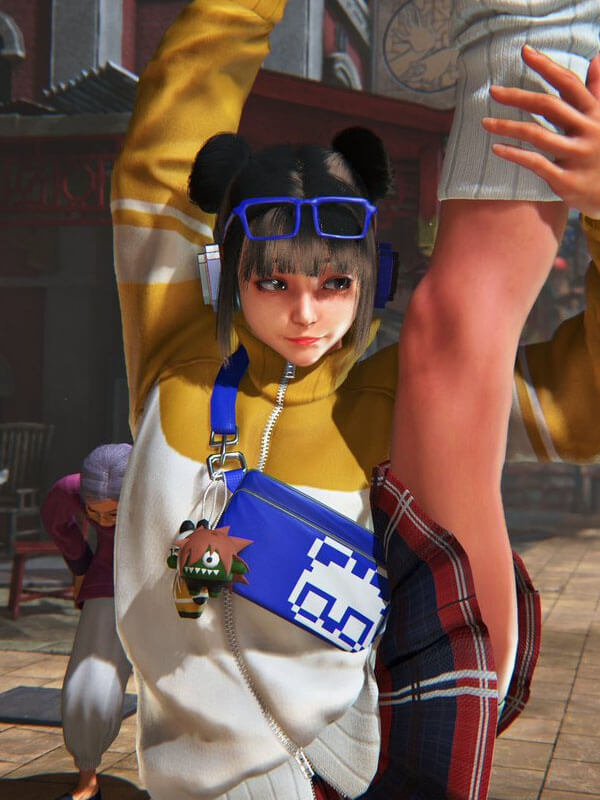 Li-Fen Street Fighter 6 Yellow Leather Jacket